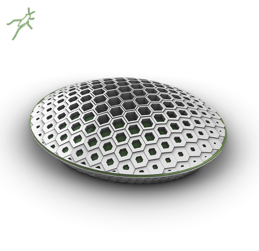 Grasshopper - EX 197 - Patch + hexagon cells product image (1)