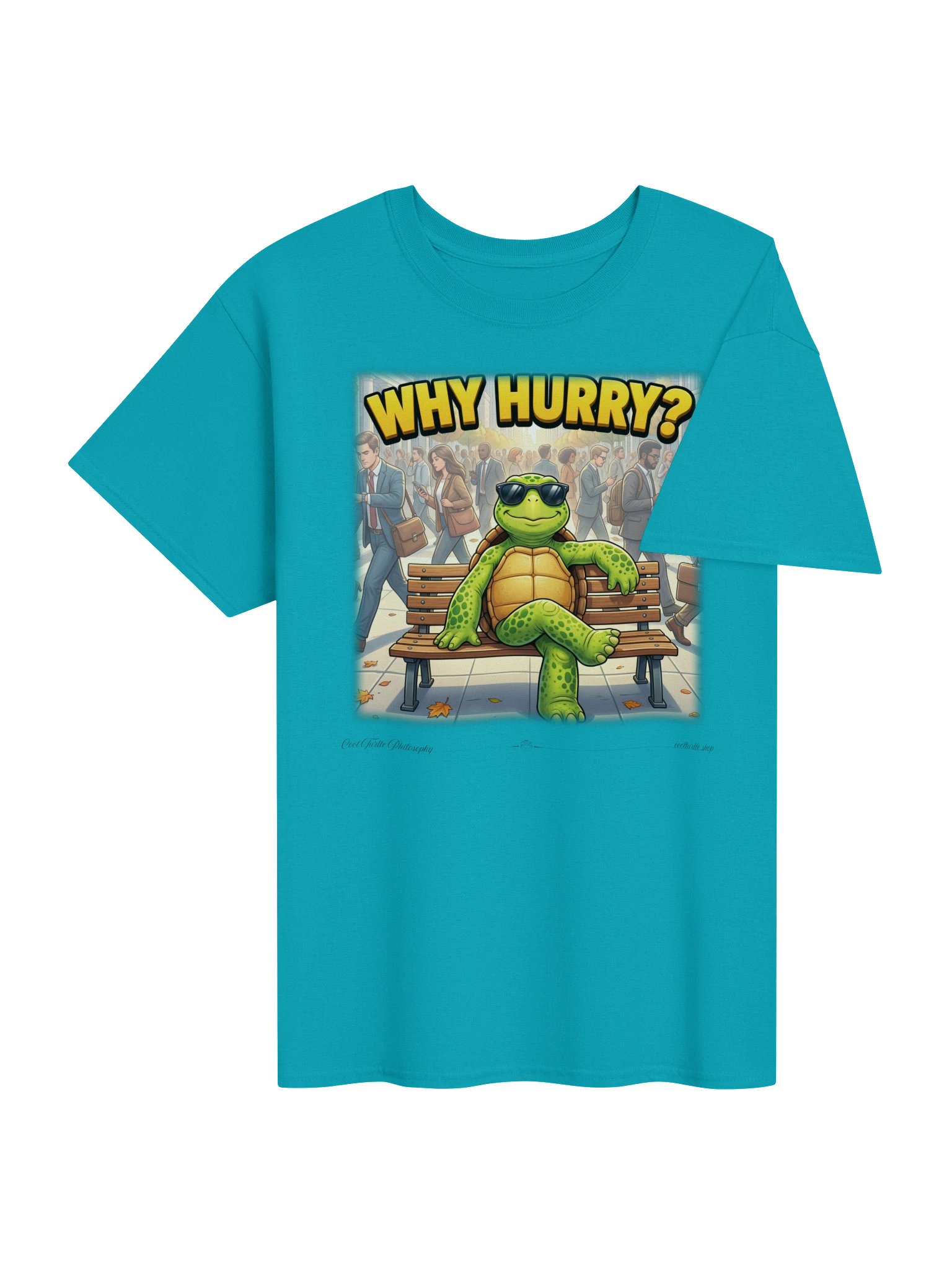 WHY HURRY? — Gildan 5000 Heavyweight T-Shirt product image (2)