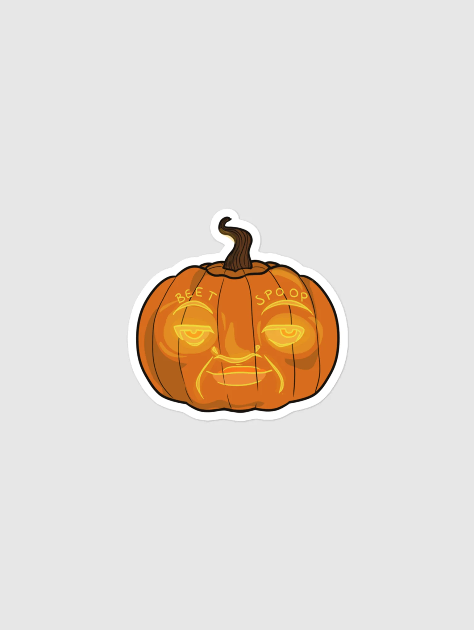 Beet Spoop bubble free stickers product image (2)