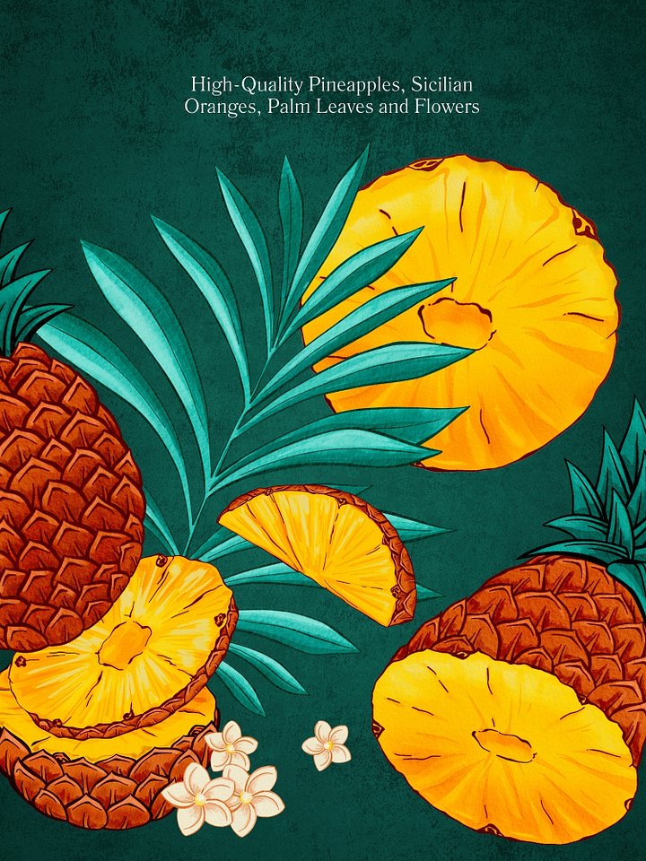 Tropical Pineapples Clipart product image (2)