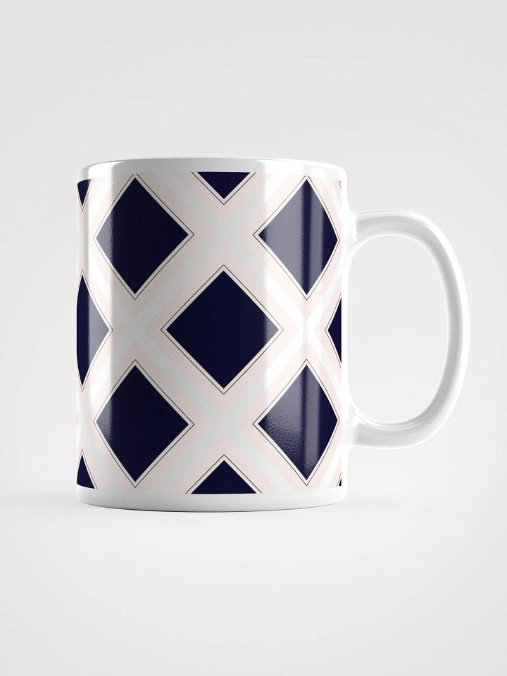 Black Diamonds Surrounded By White White Mug product image (1)