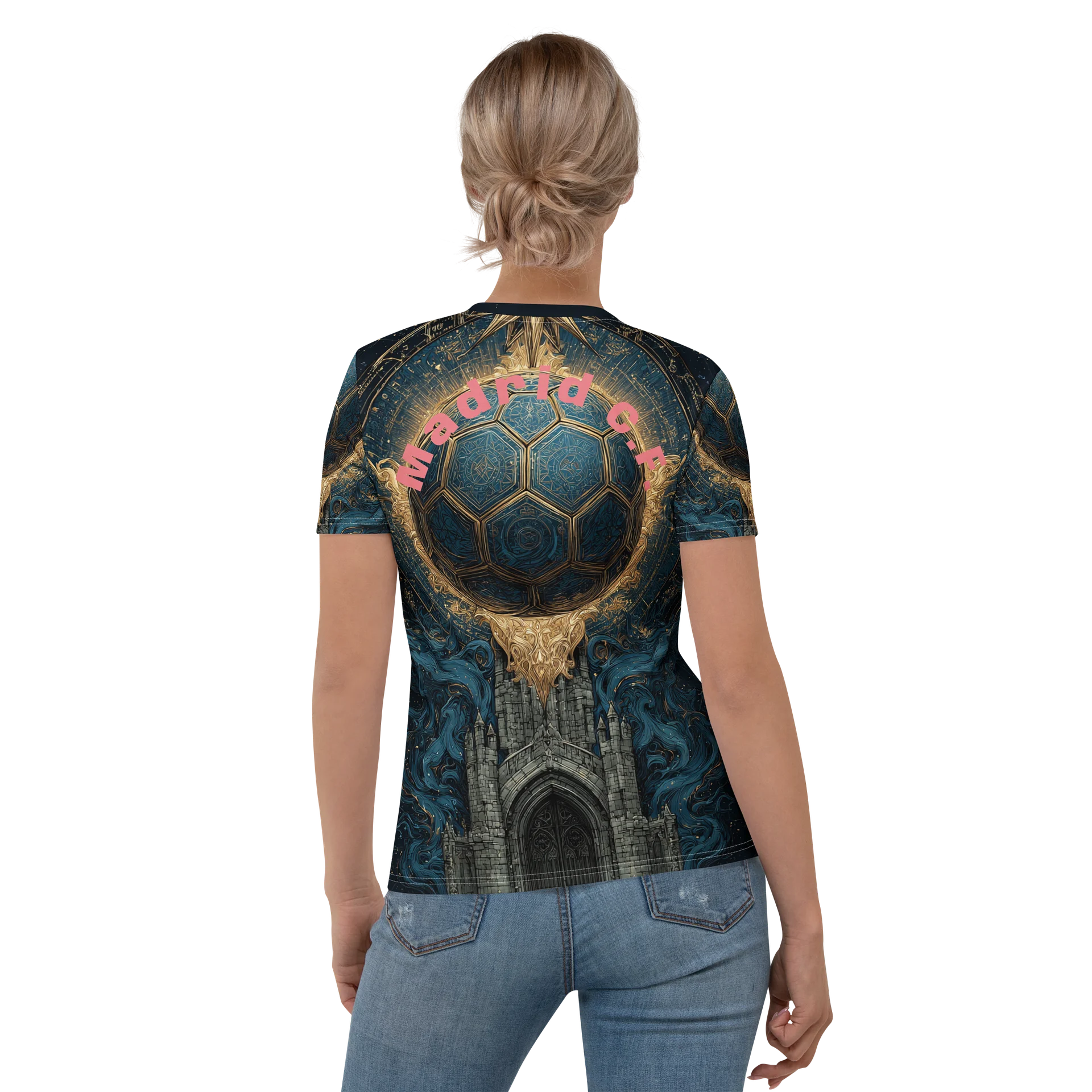 Madrid C.F. Fantasy Football Womens T shirt product image (3)