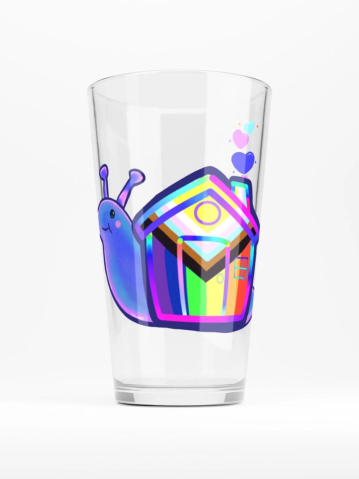 Cute LGBTQIA+ Snail Glass product image (1)