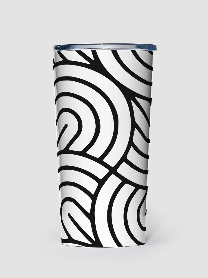 Monochrome Maze Stainless Steel 20 oz Tumbler product image (2)