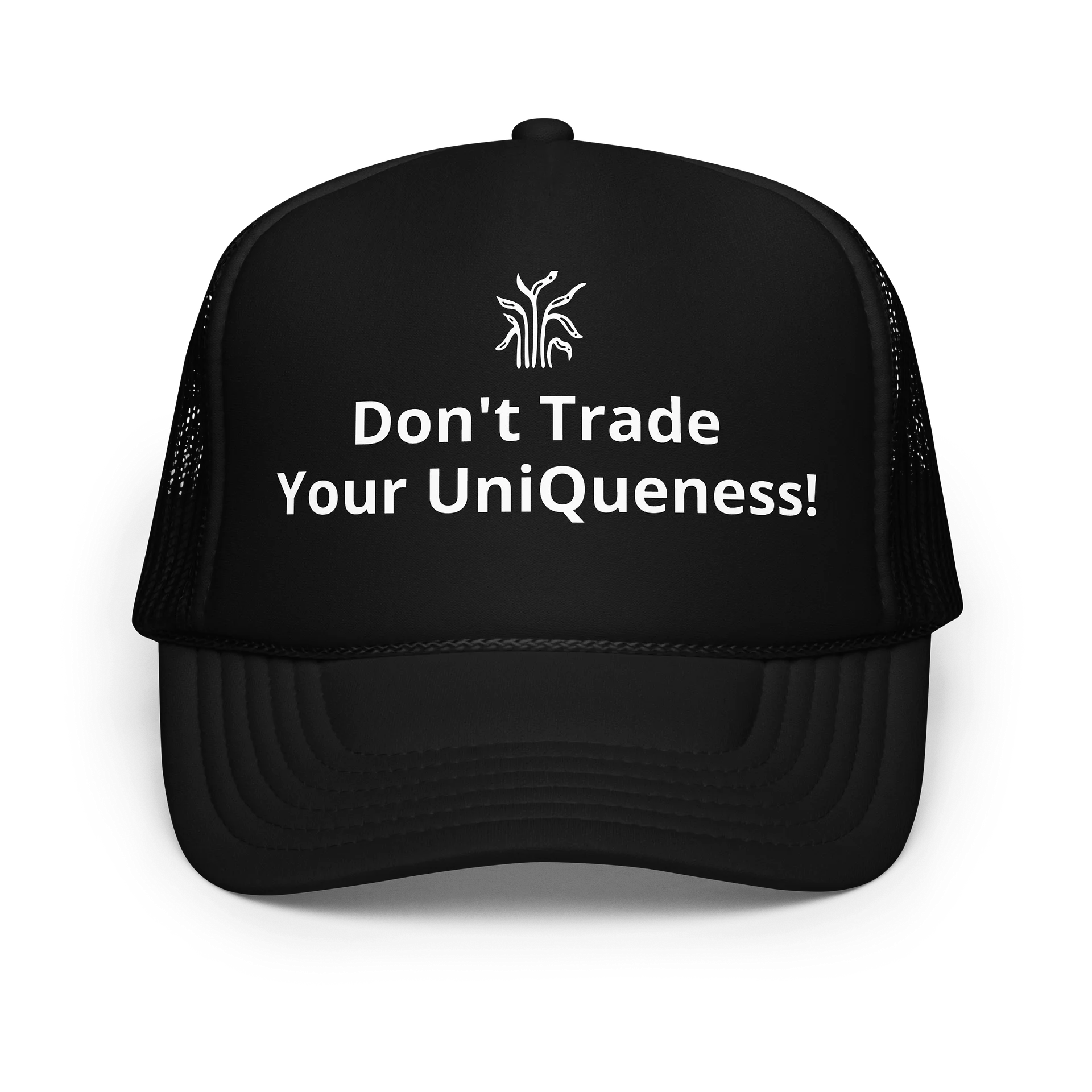 Don’t Trade Your Uniqueness Trucker Hat product image (1)