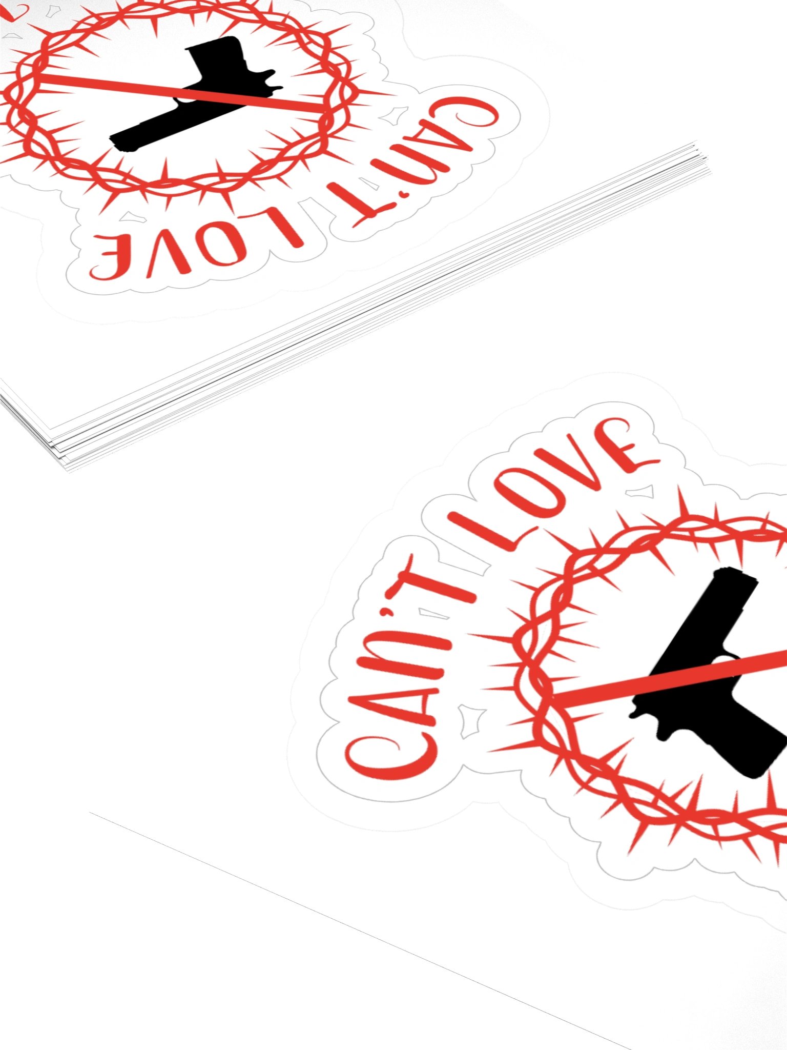 Can't Love Guns and Jesus Stcker product image (12)