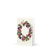 Mulberry &amp; Raspberry Wreath Greeting Card