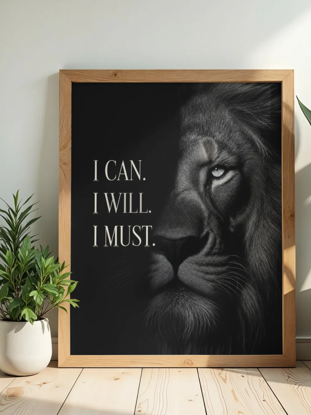 I Can. I Will. I Must. - Dark Edition Printable Wall Art product image (4)