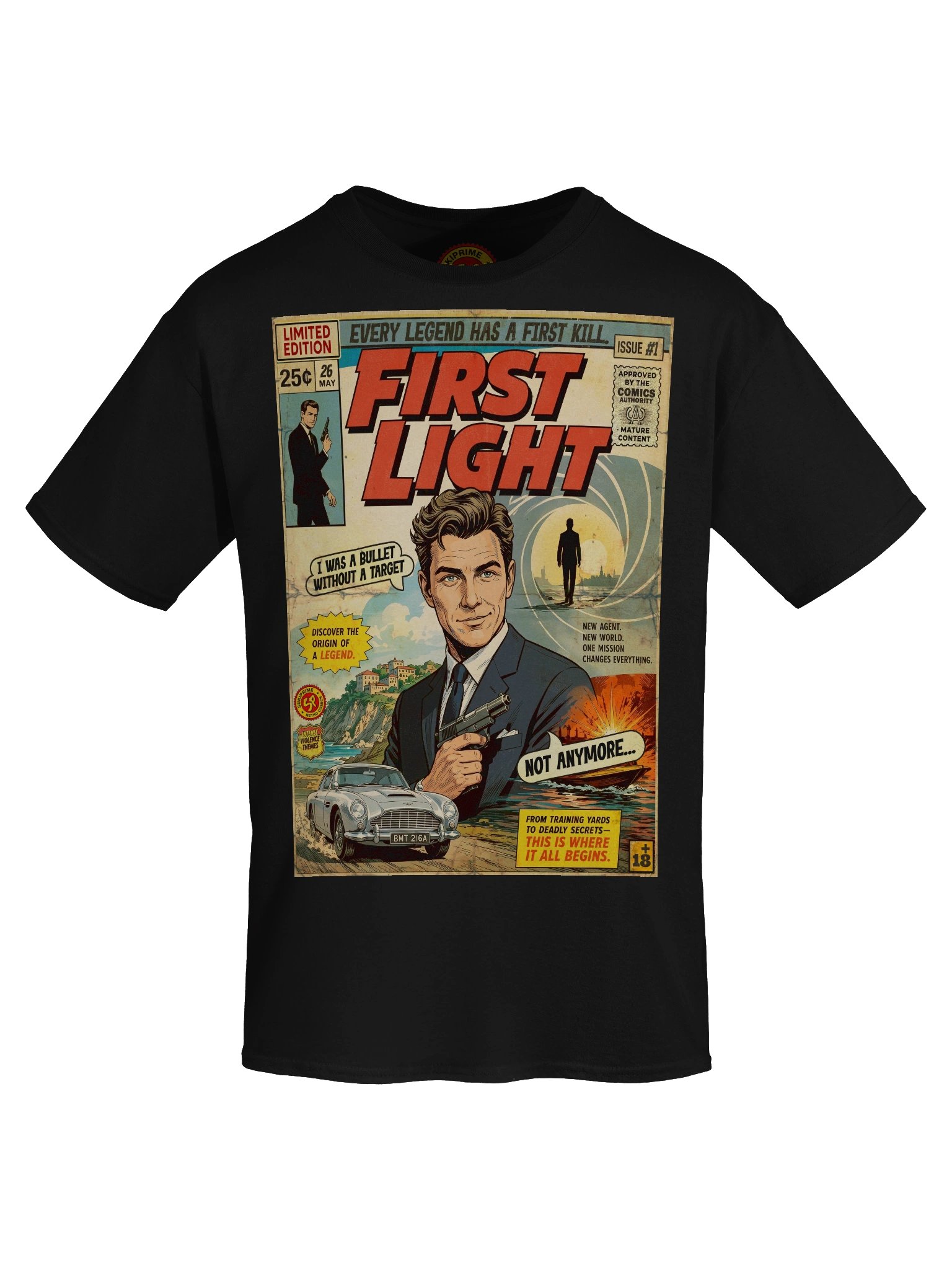 Last Light Comic Art Gaming T-Shirt product image (5)