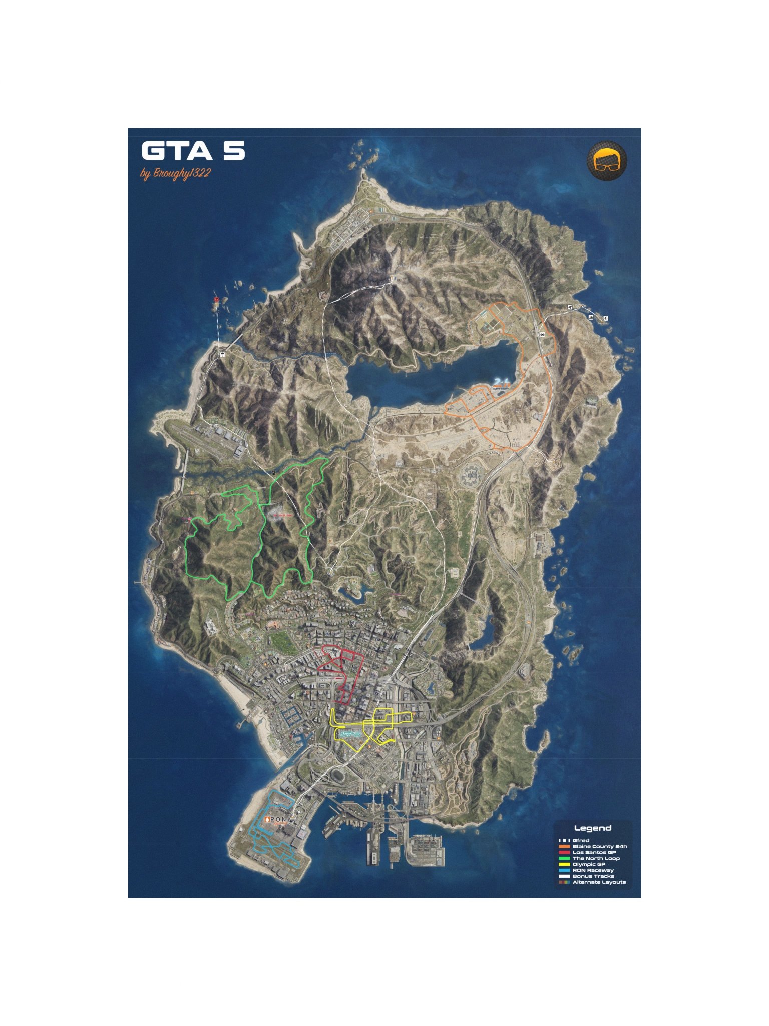Commemorative GTA 5 By Broughy1322 Poster product image (1)