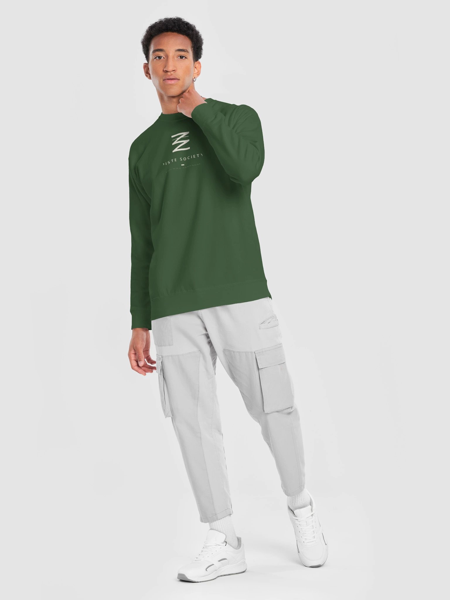 PISTE SOCIETY Wordmark Crewneck – Forest product image (7)