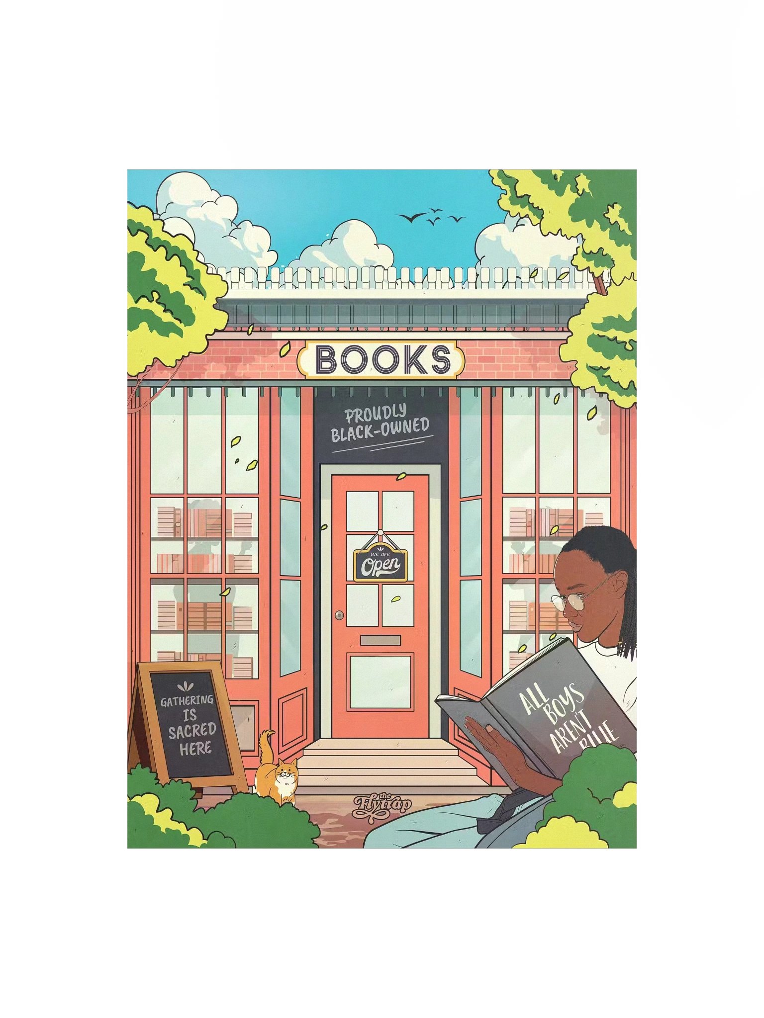 Bookstore 12x16 Poster product image (1)