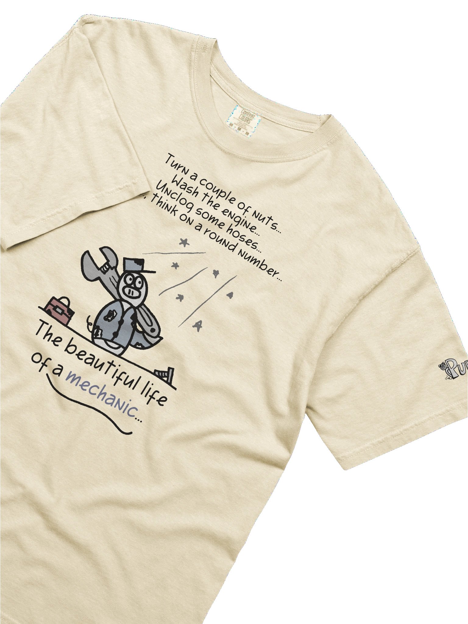 'The Beautiful Life of a Mechanic' Pupsies! Heavyweight T-Shirt product image (33)