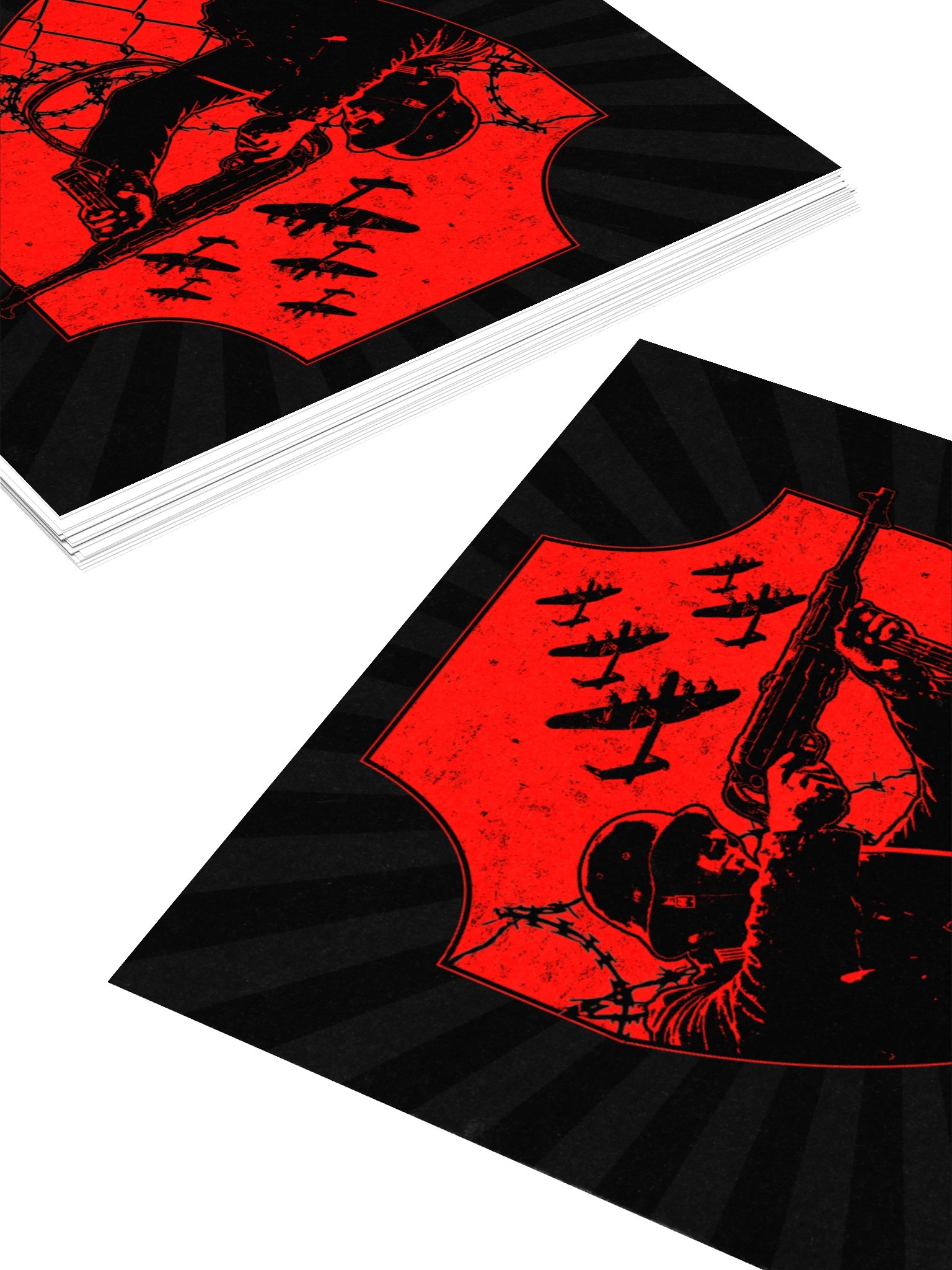 "DEAD OR ALIVE" STICKER RED product image (11)