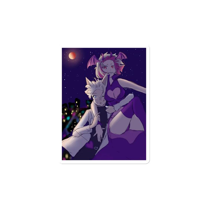 magnet: red moon anyu & baxy! product image (2)