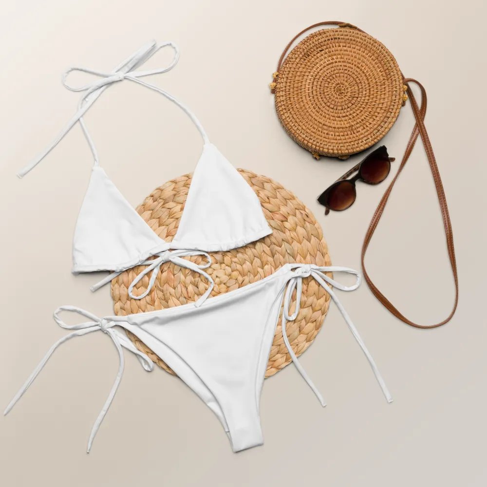 Zenith Sustainable String Bikini Set - Customise with Exclusive Designs, Recycled Materials, UPF 50+, Sizes 2XS-6XL product image (9)