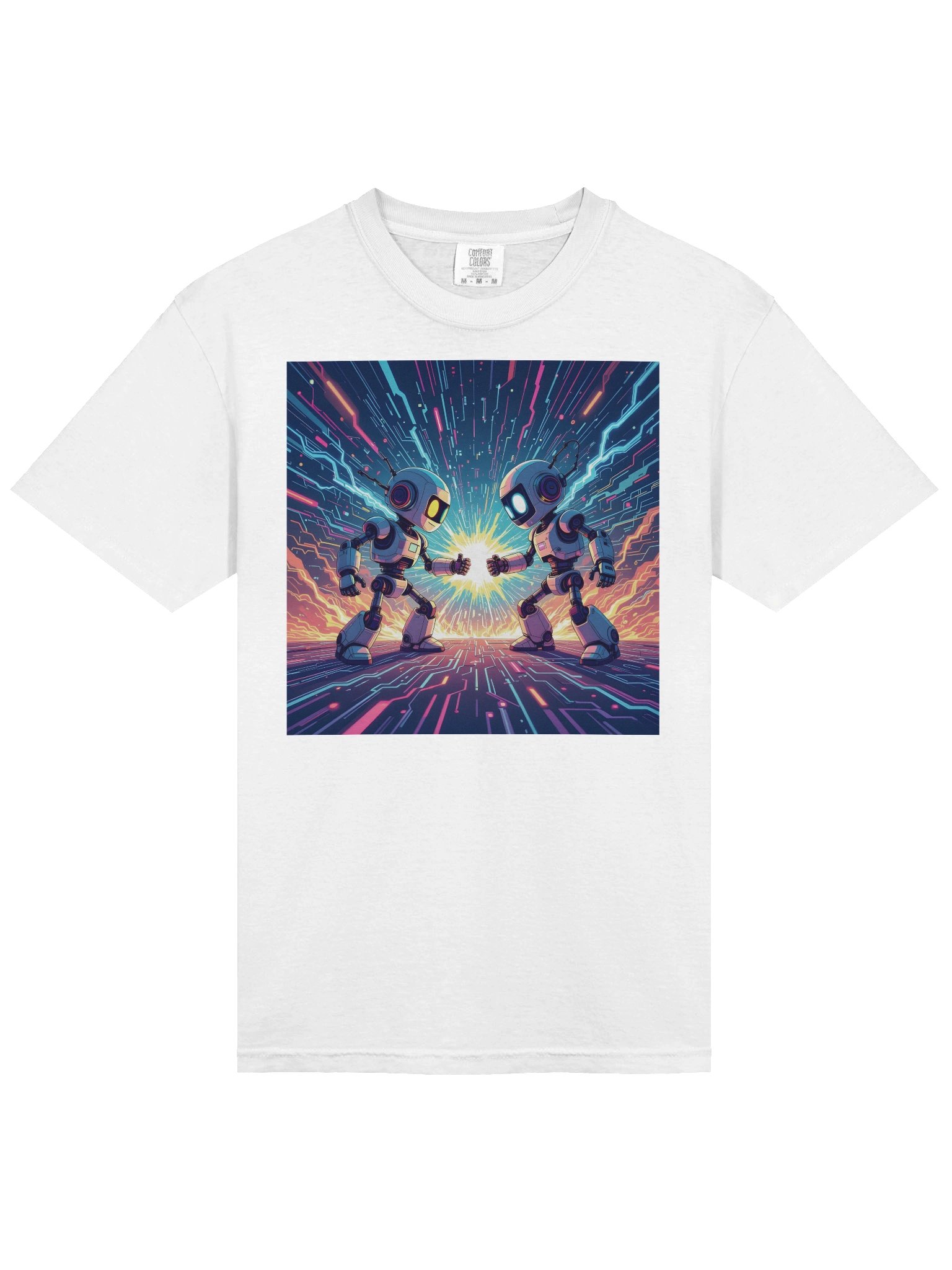 Dynamic Robot Showdown T-Shirt product image (9)