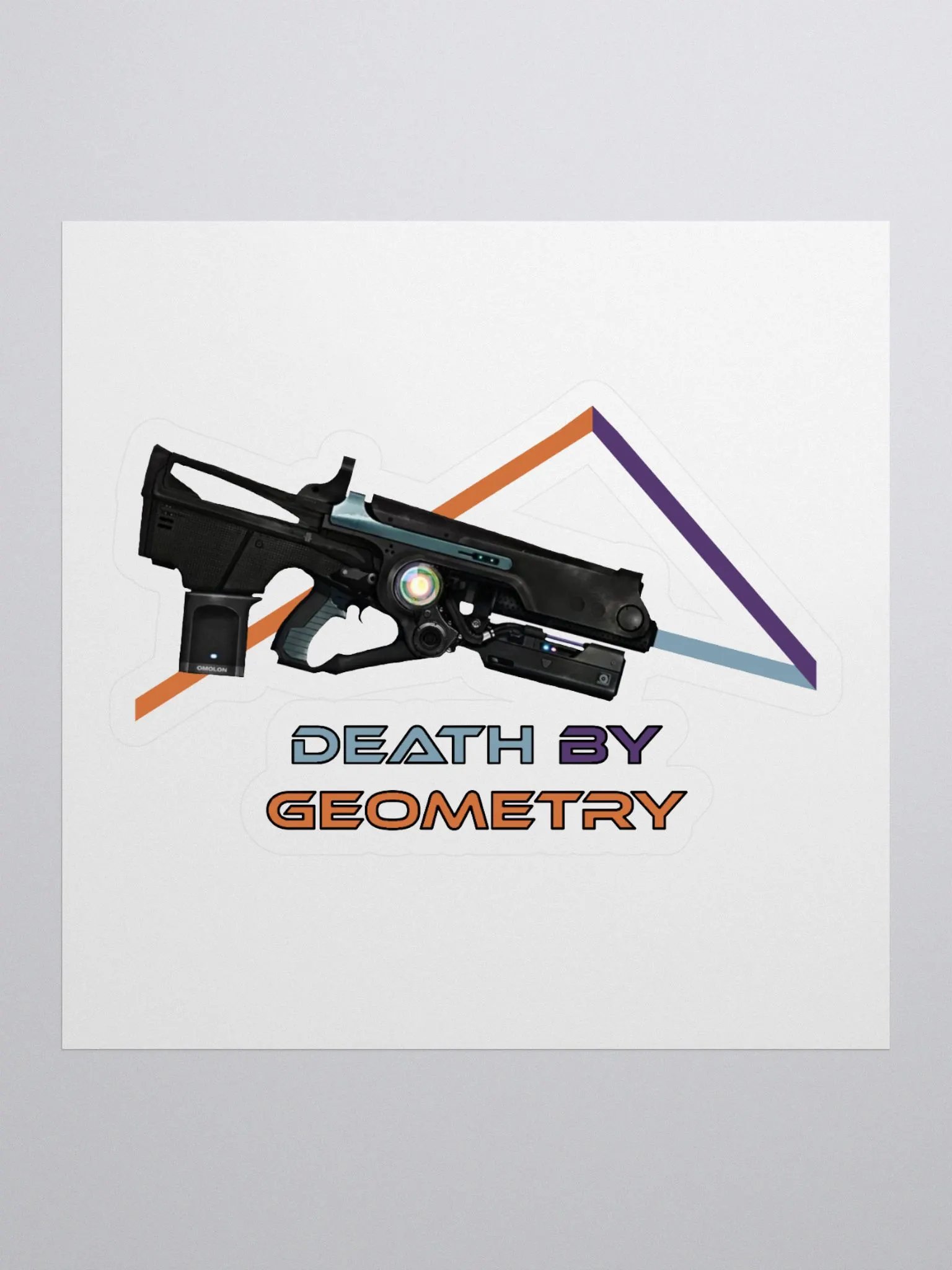 Death By Geometry Sticker product image (1)