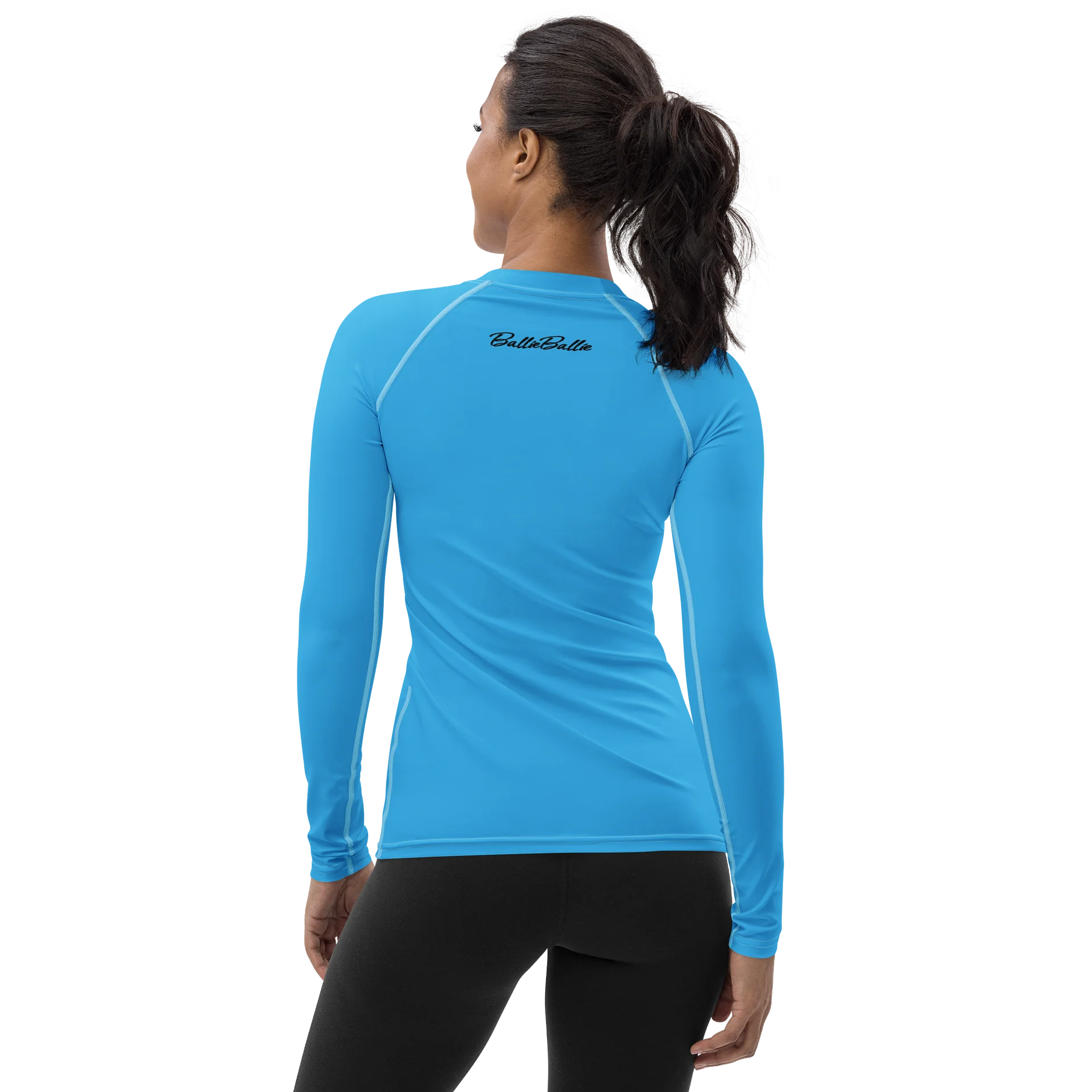 Rash Guard shirt Deep Sky Blue product image (2)