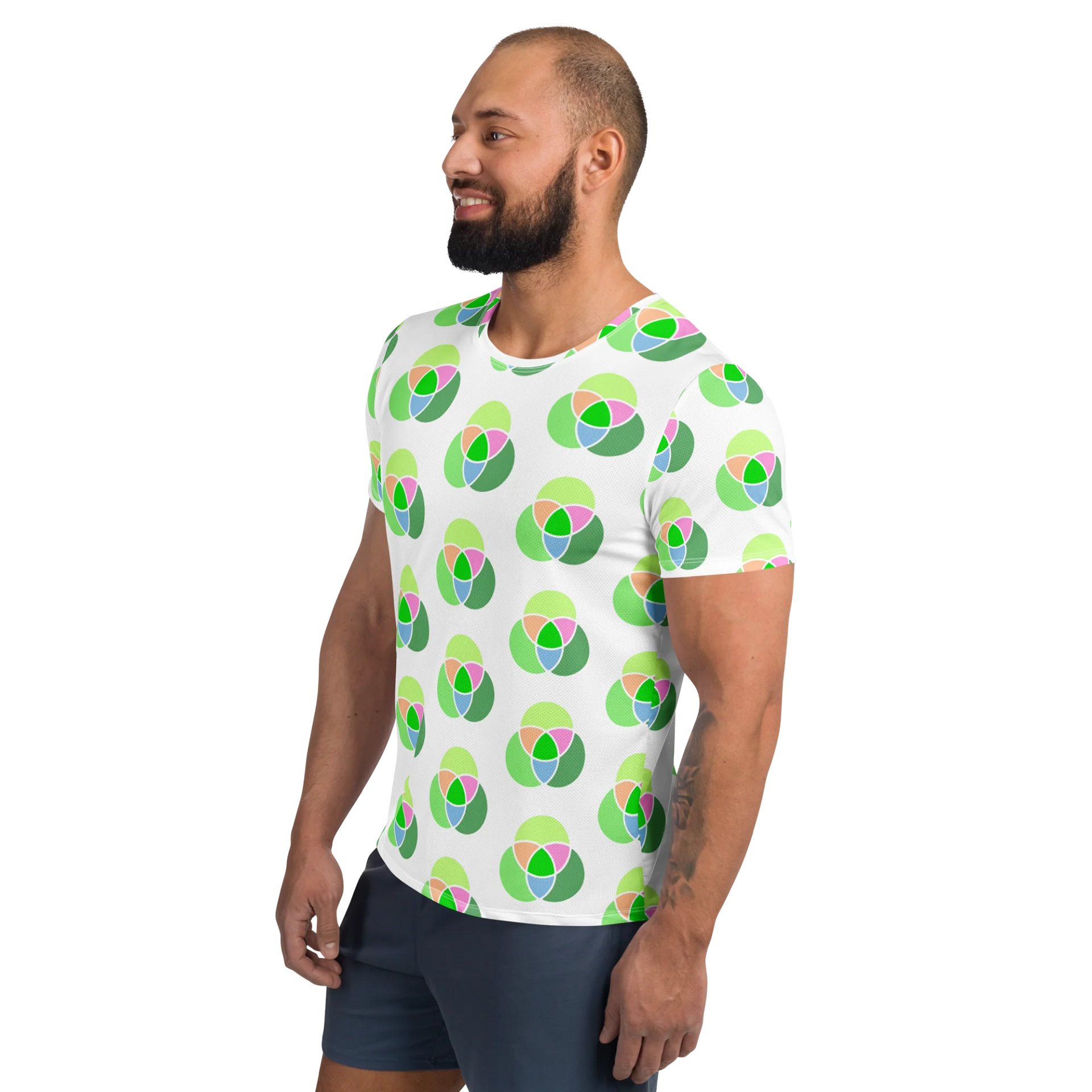 One2Gration O Logo All-Over Tee — Echo in Motion product image (3)
