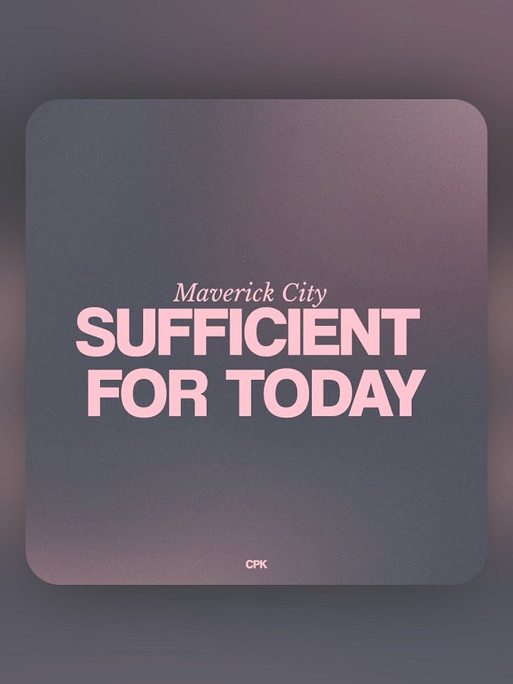 Sufficient For Today - Maverick City product image (1)