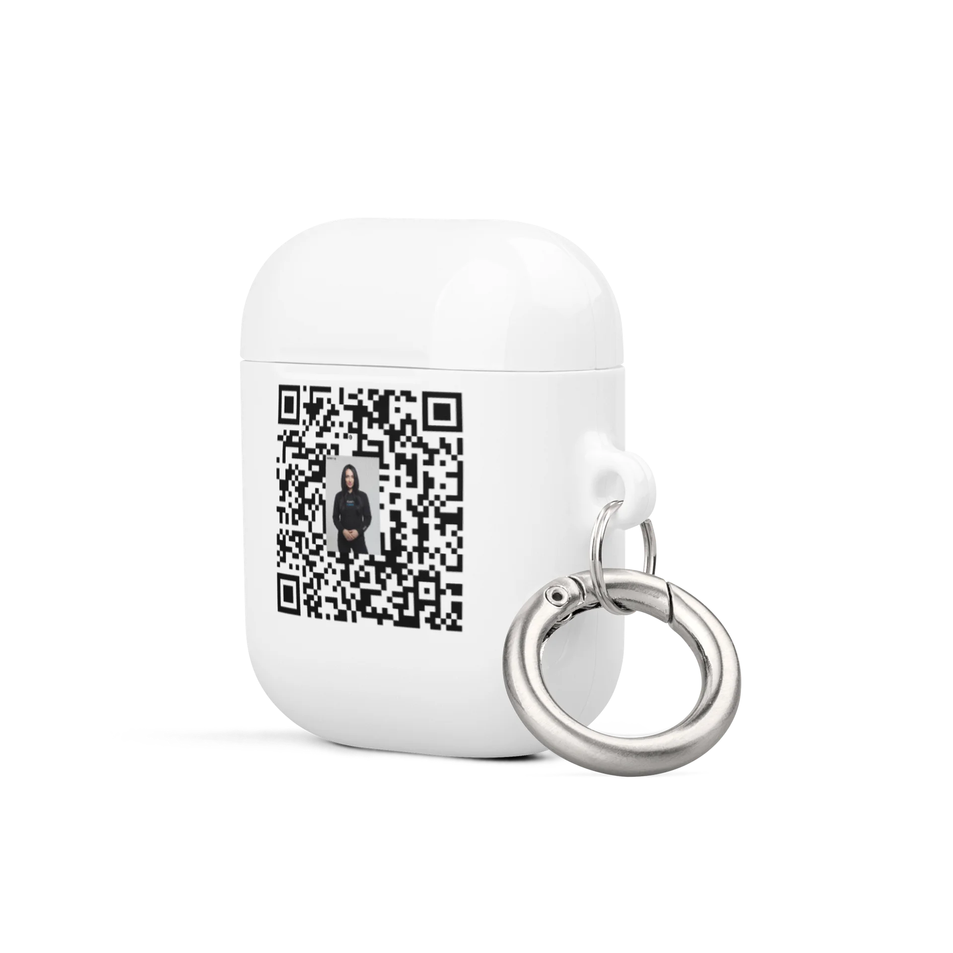 QR Portrait AirPods Case : Dj Airpod case by @Nancy_dj_official ® product image (3)