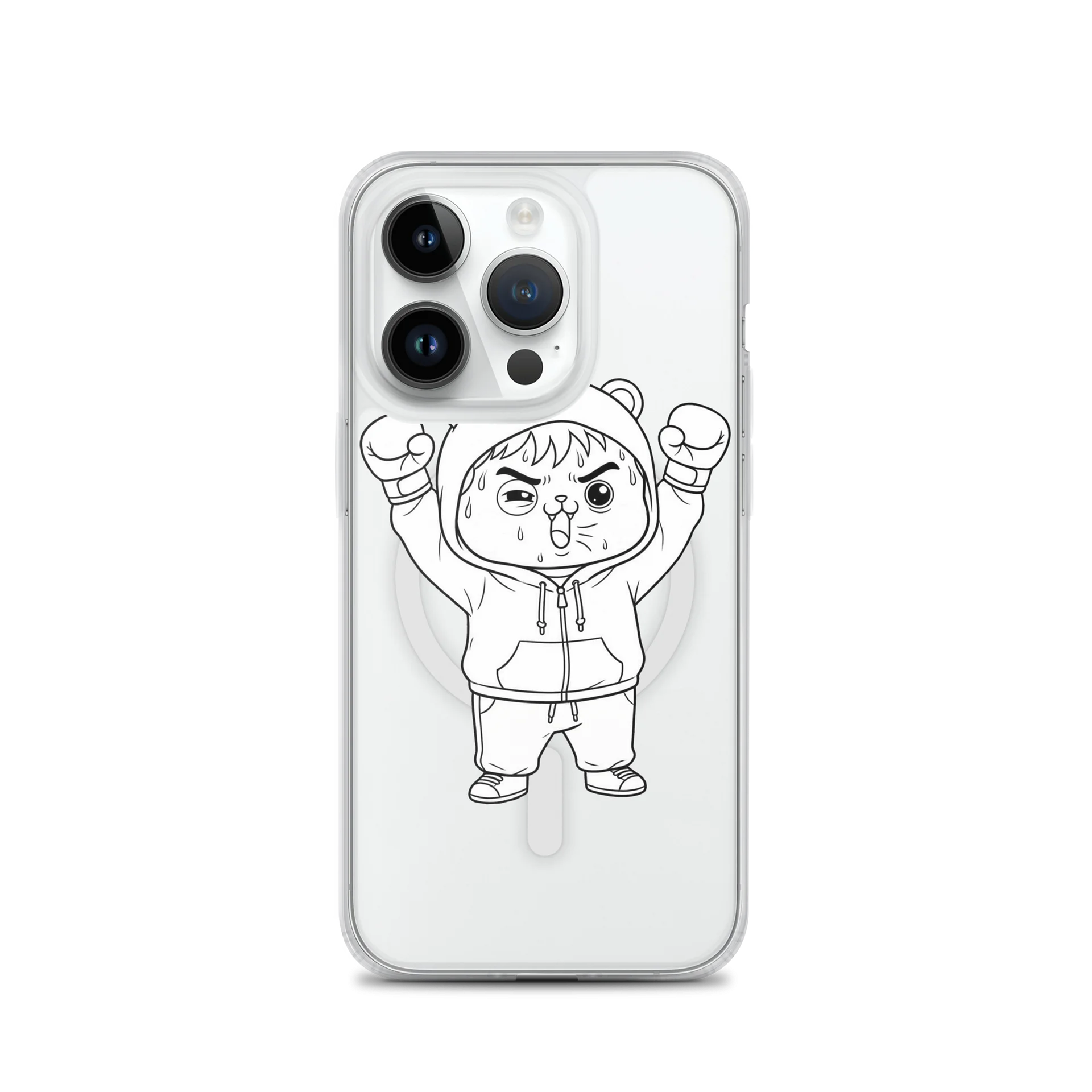 Cute Boxer Bear Champion - Funny Line Art product image (3)