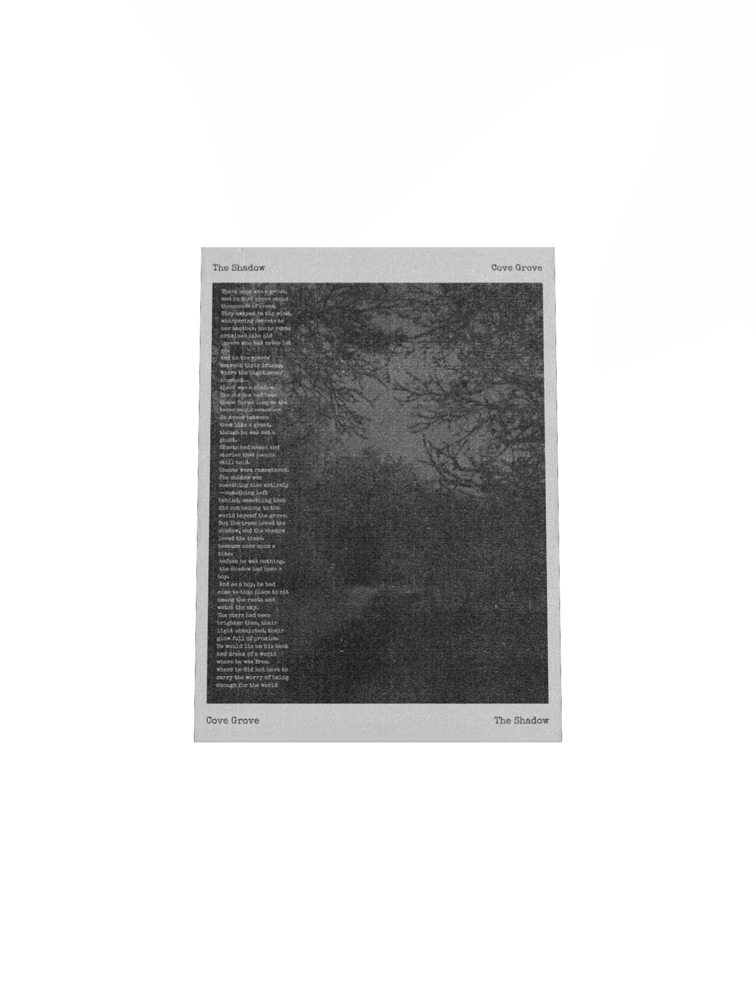 The Shadow story book script poster product image (10)