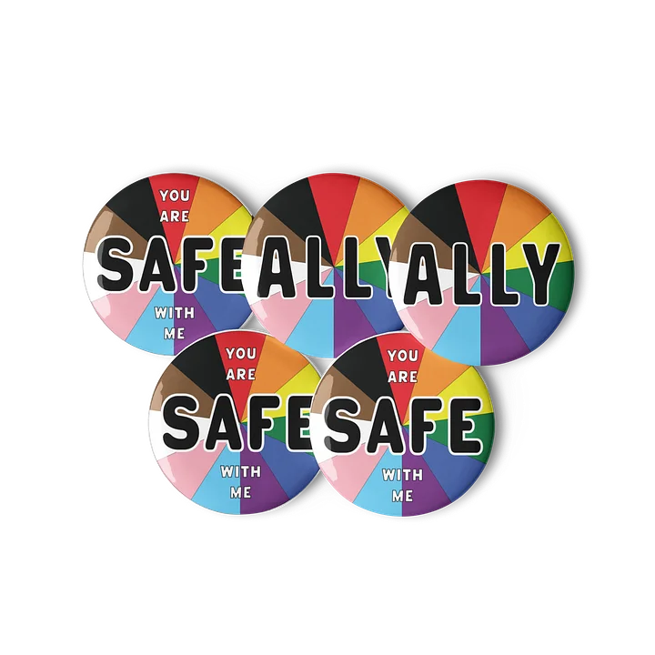 Ally/Safe Pins, Set of 5 product image (2)