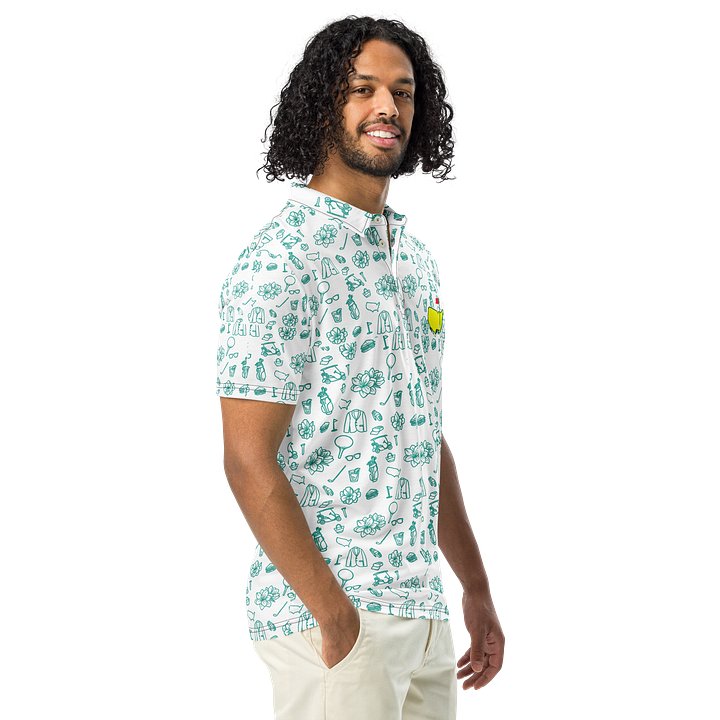 Masters Golf Polo Shirt - Augusta Traditions Pattern Performance Golf Tee product image (1)