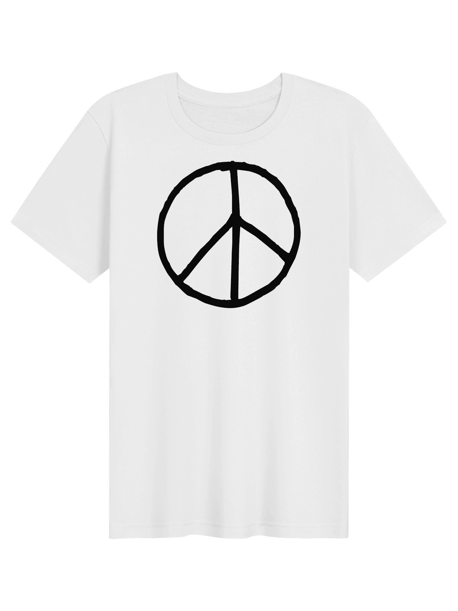 Peace Symbol White T-Shirt product image (1)