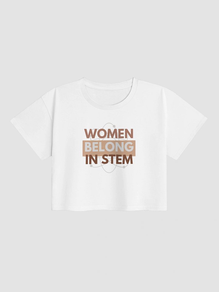 Women in STEM Crop Top product image (2)