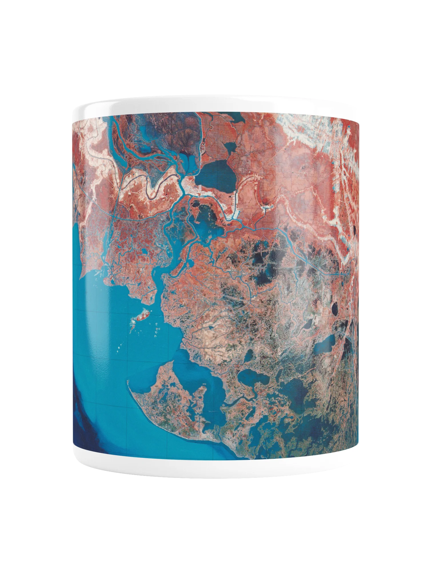 A Coastal Atlas Glossy Mug product image (2)