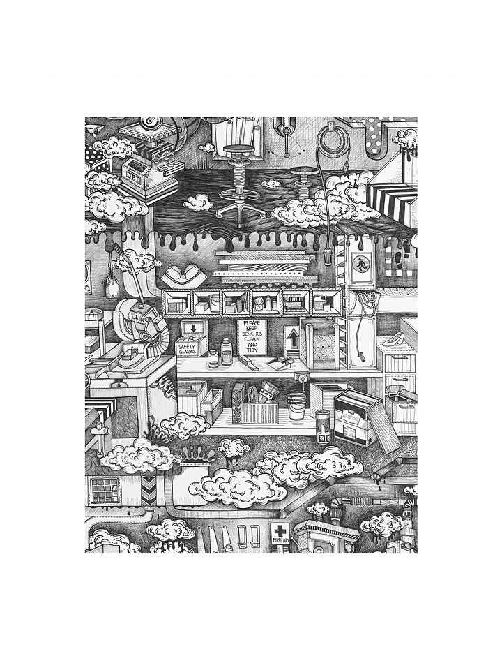 Workshop - Original Art Print product image (1)