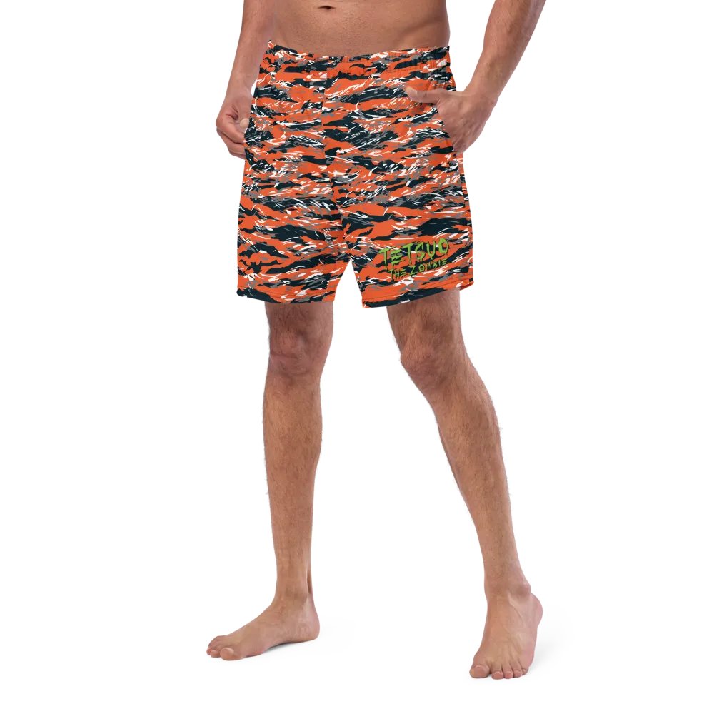 Tiger Camo Swim Trunks product image (7)