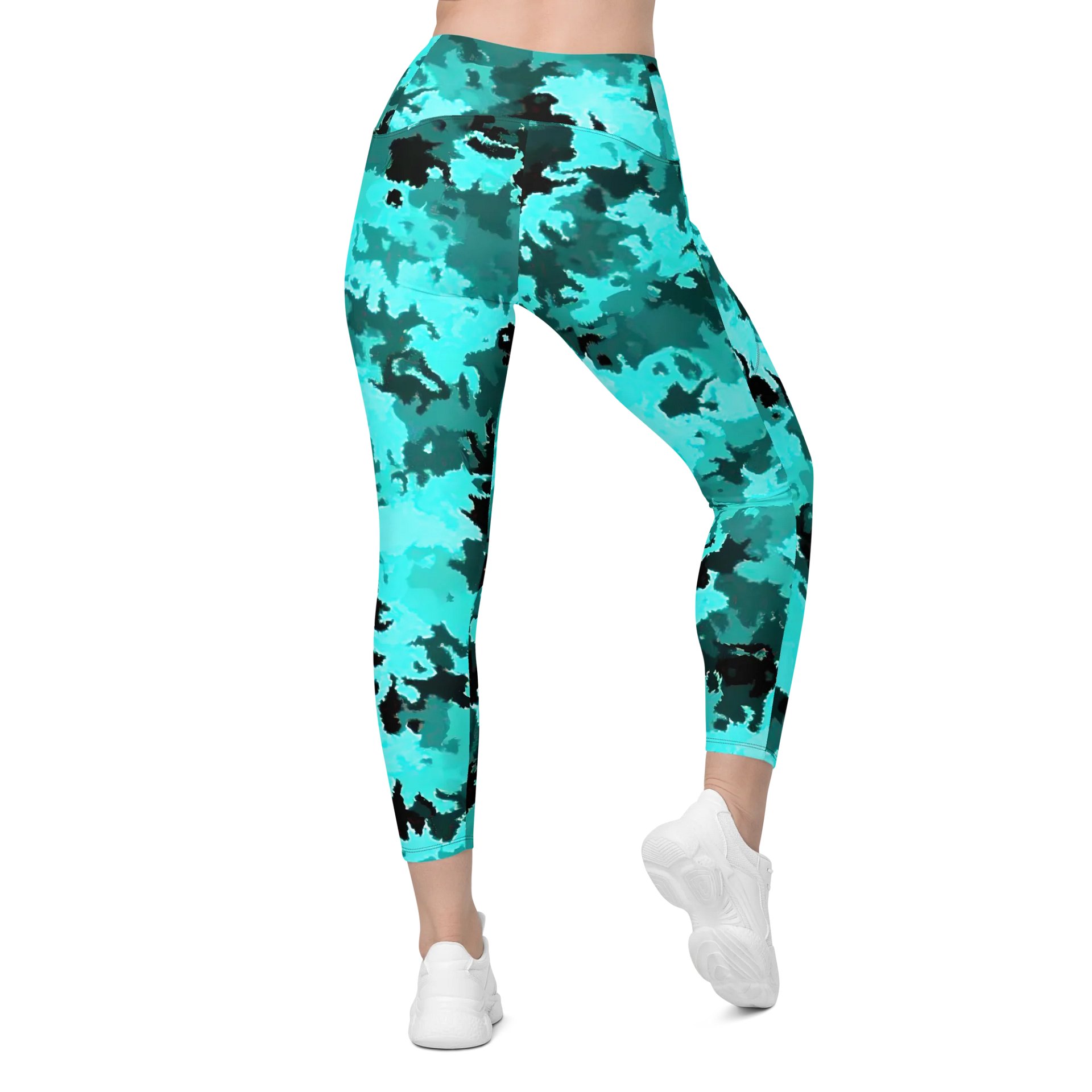 Teal Leggings with Pockets product image (2)