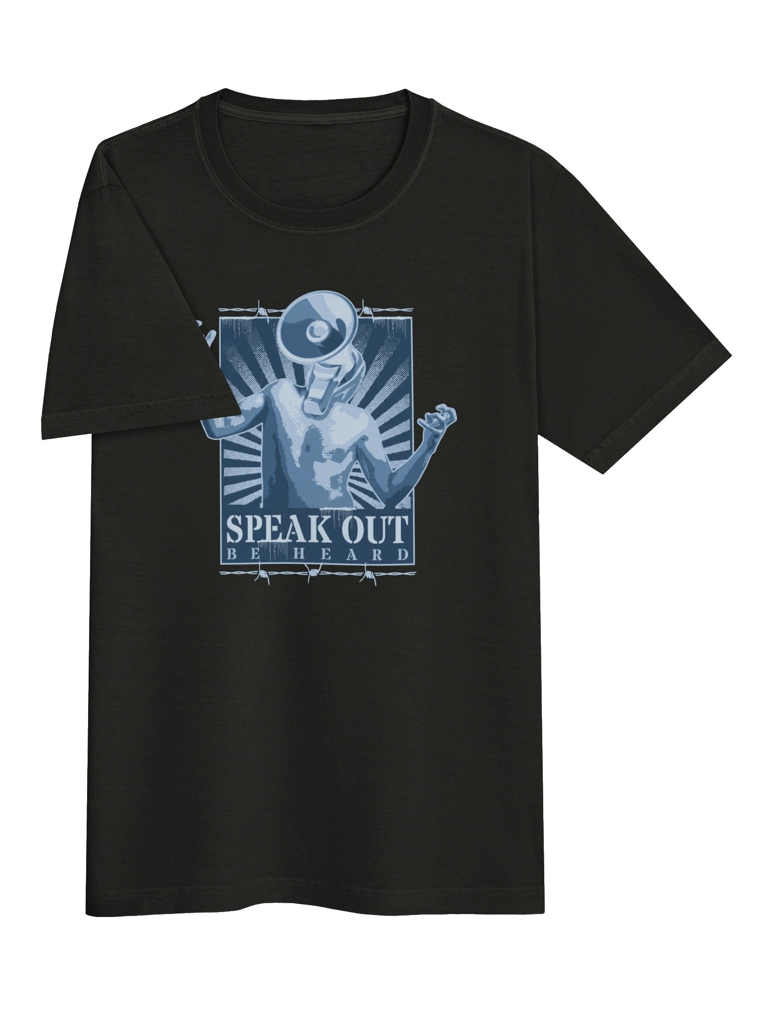 Speak Out Be Heard T-Shirt - Activist Megaphone Head Shirt | Protest Streetwear Tee product image (22)