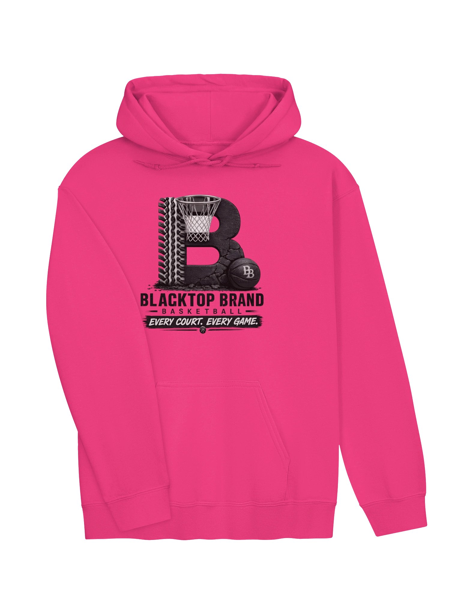 Blacktop Brand Basketball B Hoodie product image (3)