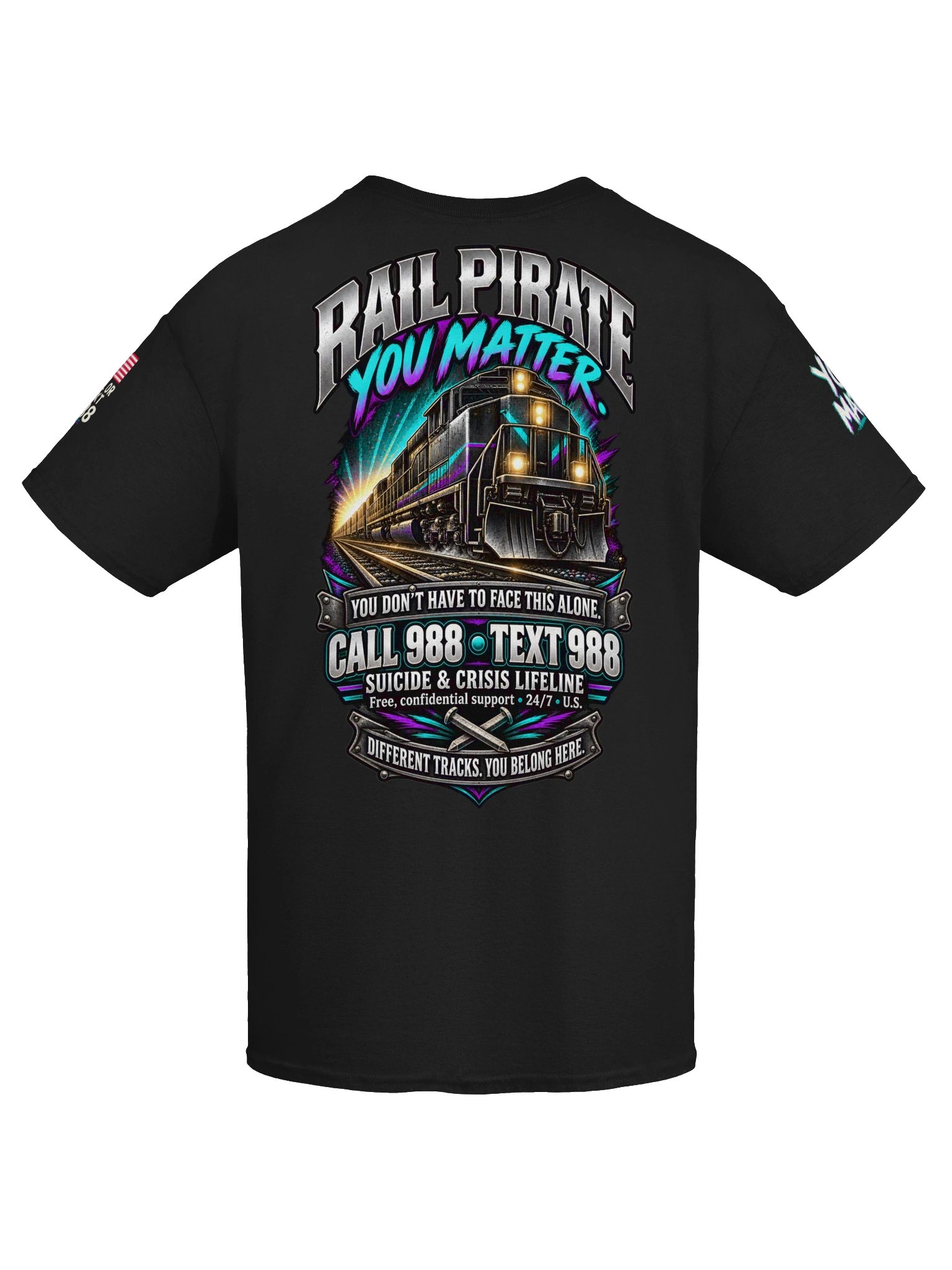 Rail Pirate™ You Matter Awareness T-Shirt product image (7)
