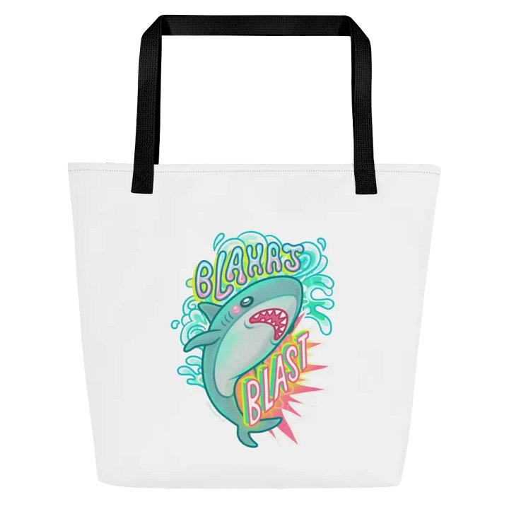 Blahaj Blast Tote Bag product image (1)