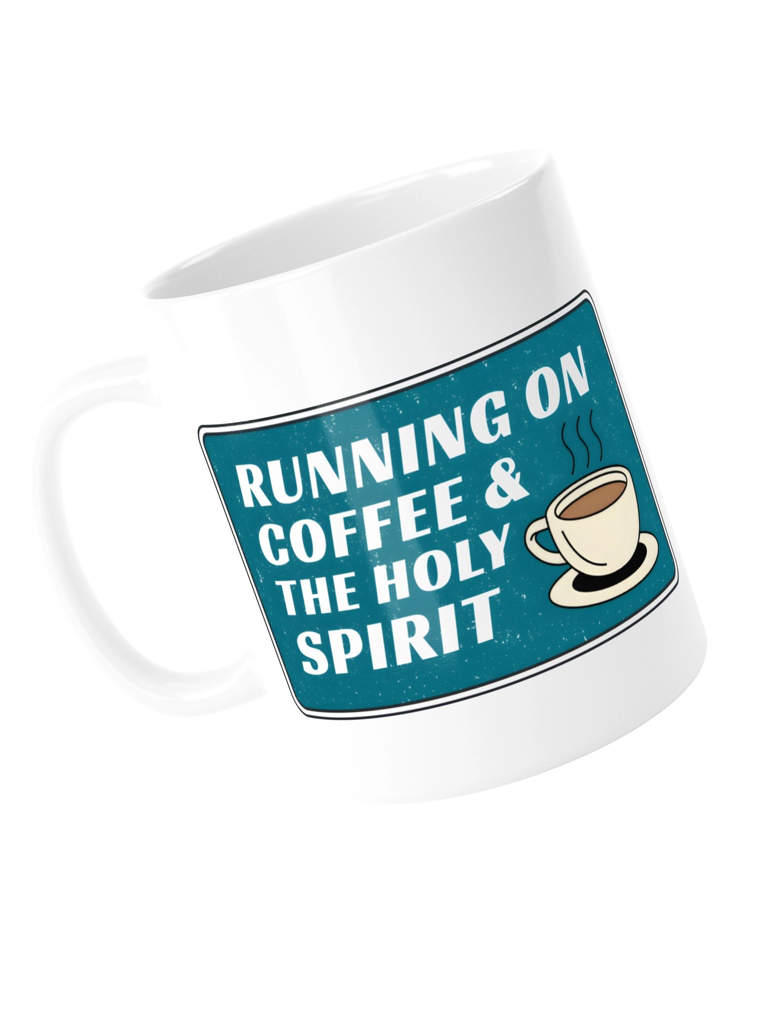 Running on Coffee & the Holy Spirit Mug product image (13)