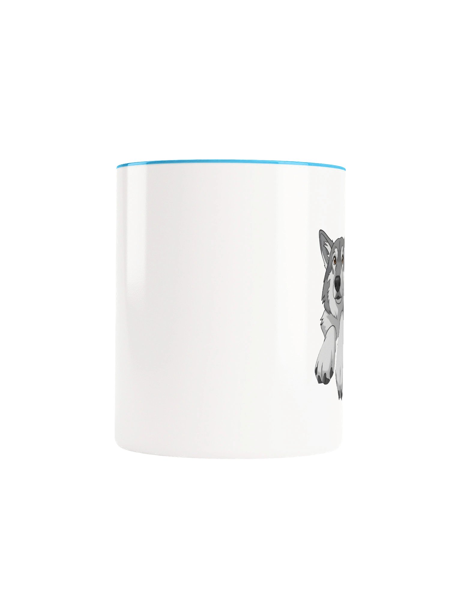 Symmetrical Wolf Cartoon Ceramic Mug product image (10)