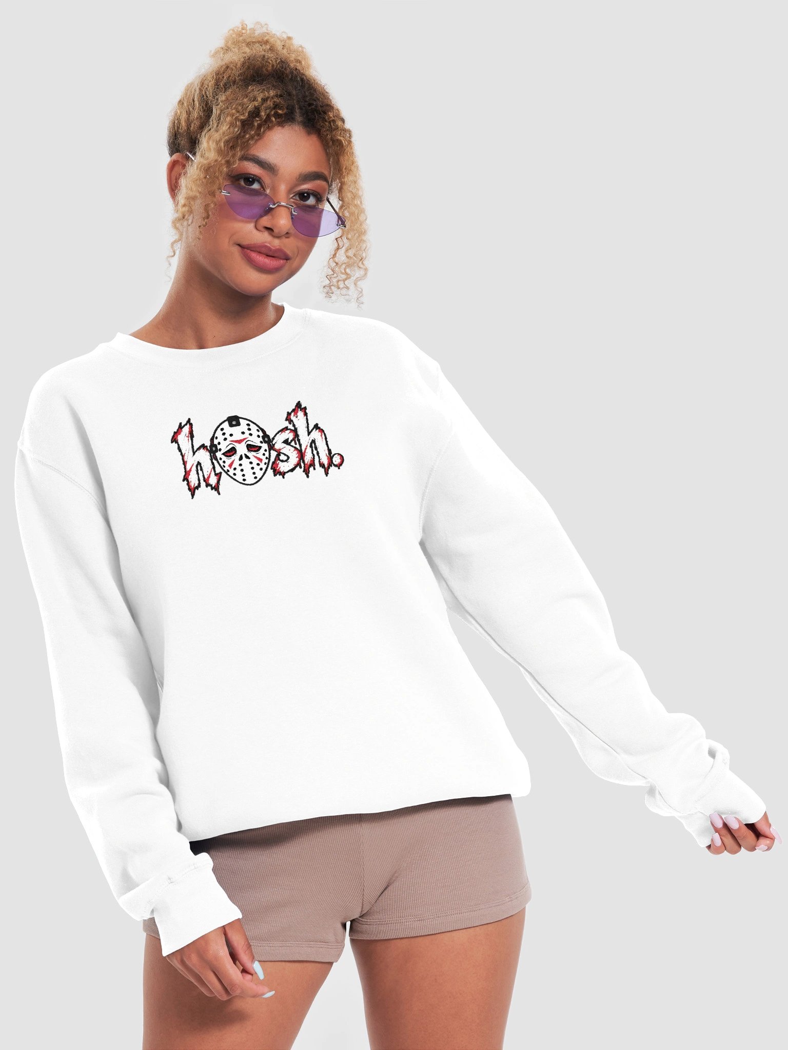"hockey mask" hash sweatshirt product image (29)