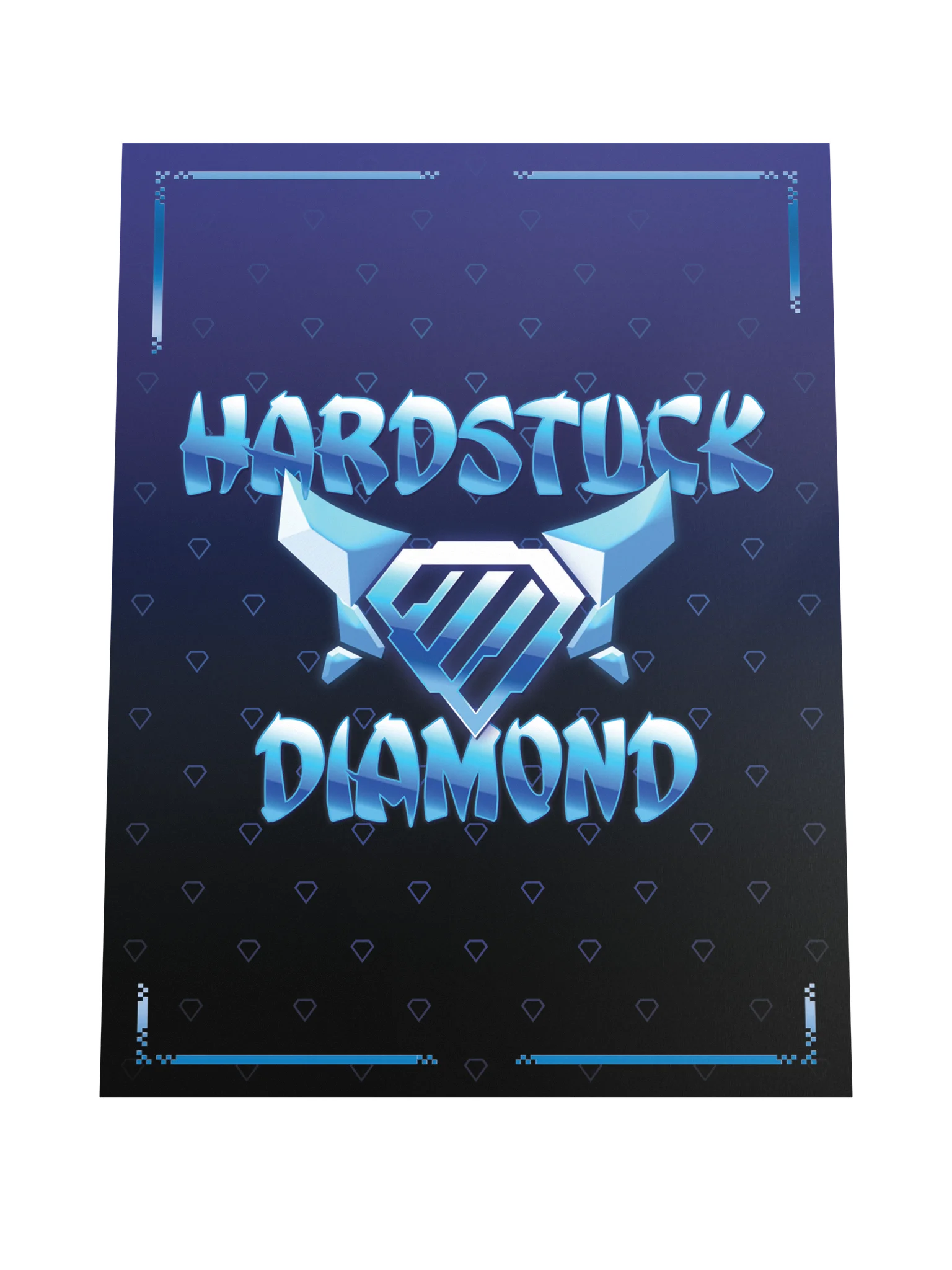 Hardstuck Diamond Poster (Black) product image (4)