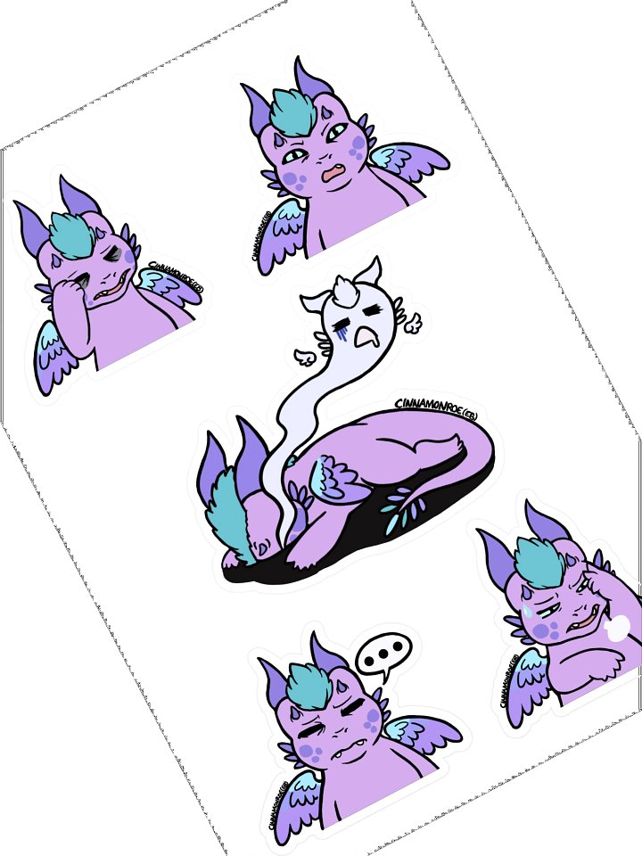Drakin Mood Moments Sticker Sheet product image (1)