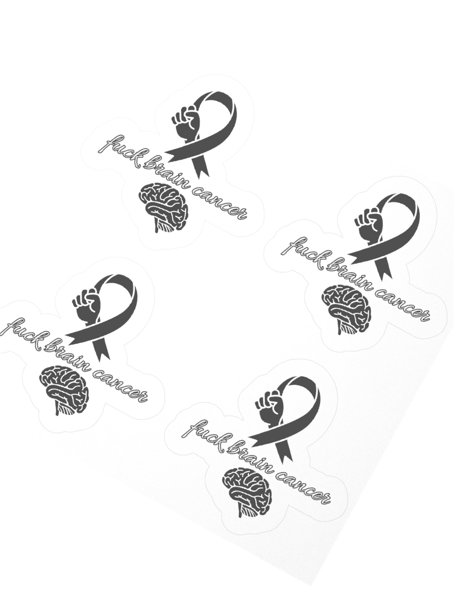 Fuck cancer stickers product image (2)