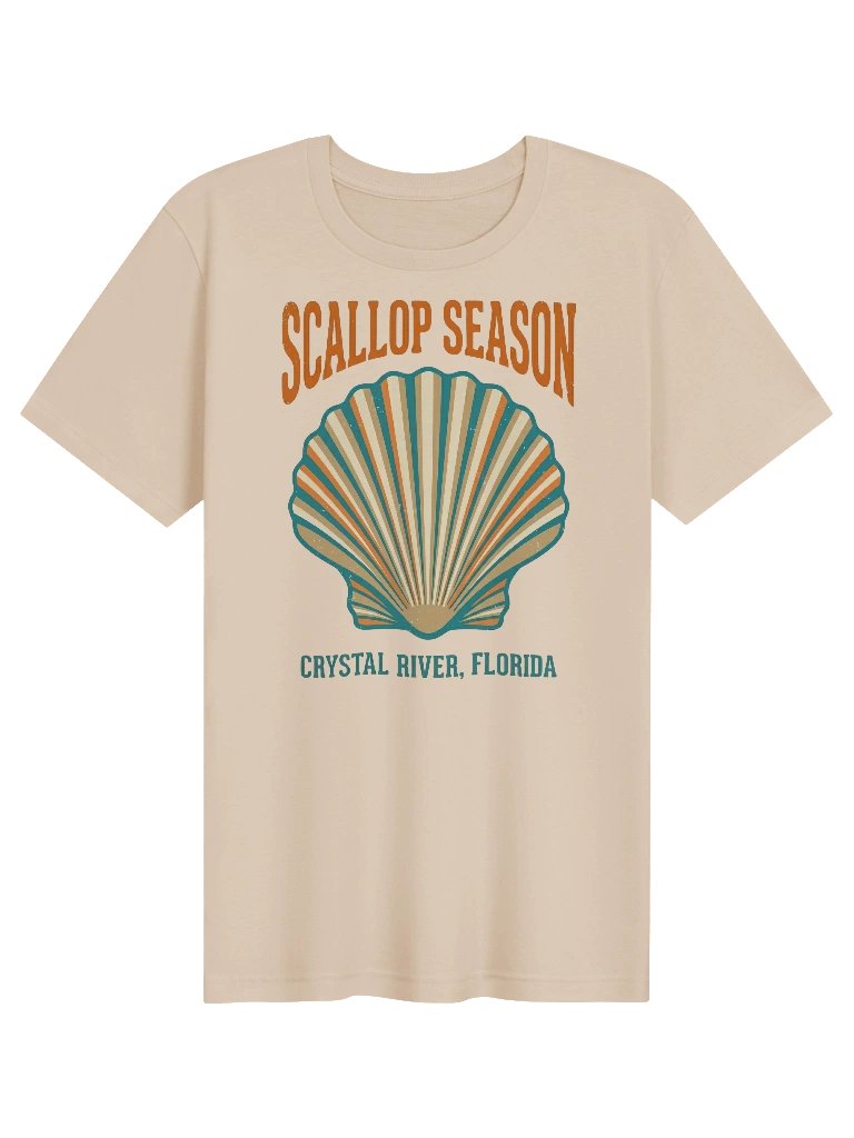 Scallop Season Crystal River Florida Tee product image (1)