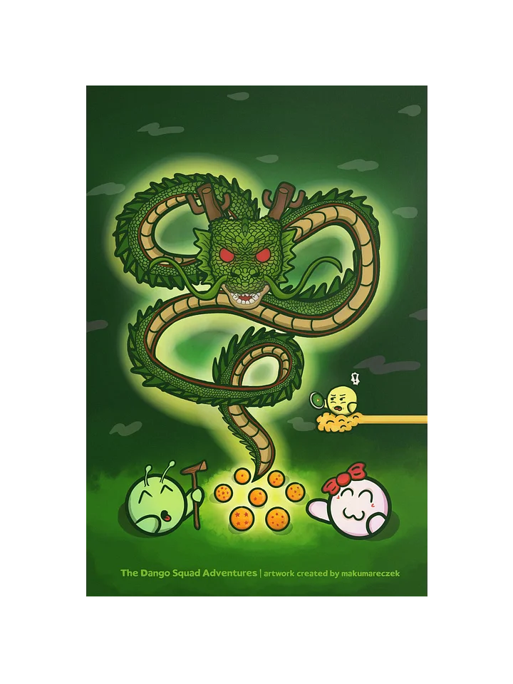 Dango Dragon - Frameless Poster product image (1)