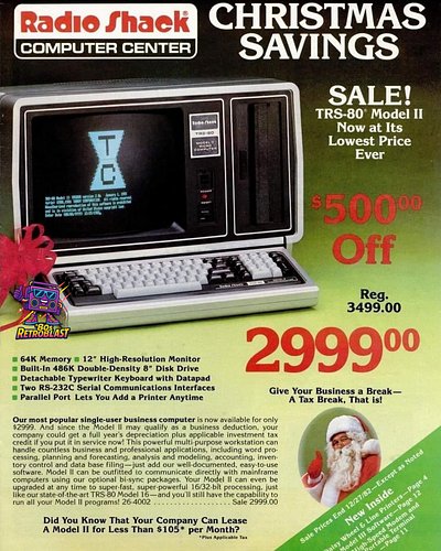 🎄💾 Christmas savings, 1982-style! When “high resolution” meant 12 inches and 64K of memory could run your entire business. Th...