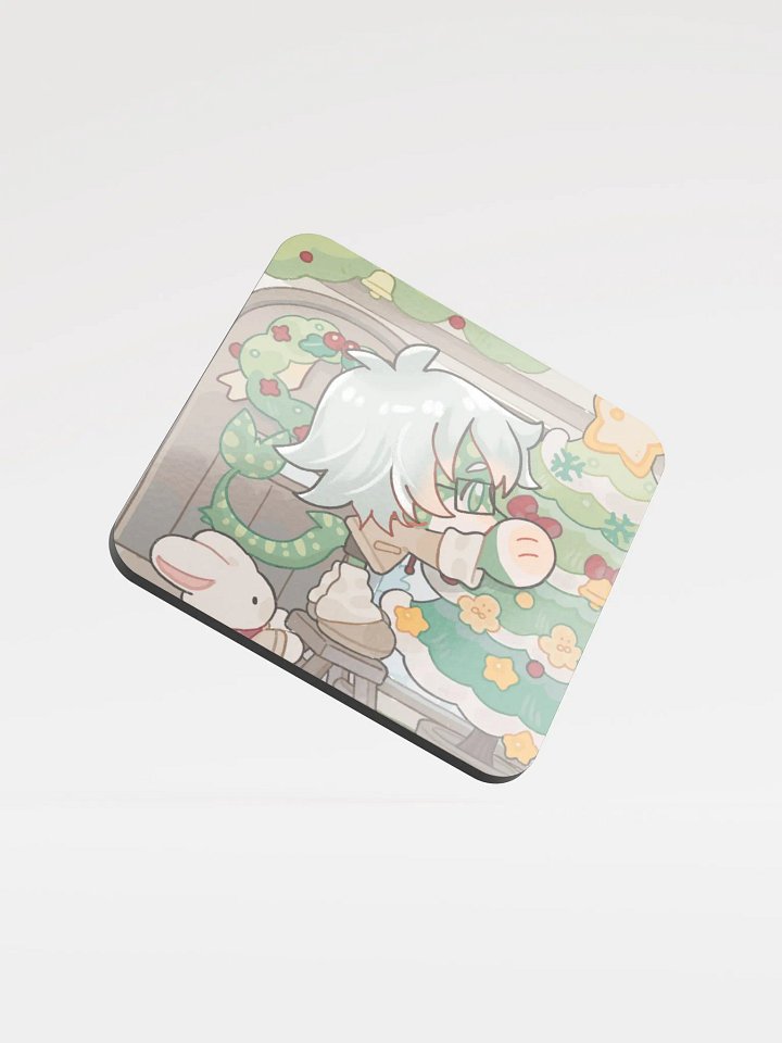 "Ikari sets the Christmas Tree" Drink Coaster product image (1)